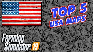 Top 5 US Maps For Console  Farming Simulator 19 [upl. by Atilamrac]