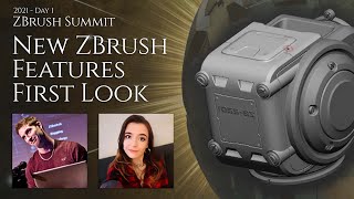 New ZBrush Features First Look Part 1  2021 ZBrush Summit  Pixologic Presentation [upl. by Otsirave]