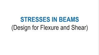 STRESSES IN BEAMS  SAMPLE PROBLEM 2 [upl. by Asilet]