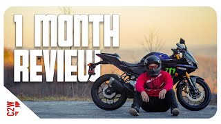 2020 Yamaha R3  1 Month Review [upl. by Benjie338]