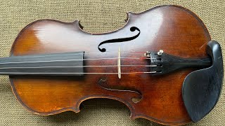 SOLD Old Violin 789 KILLER Toned old French Guarneri model Violin for sale [upl. by Llyrehc675]