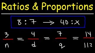 Ratio and Proportion Word Problems  Math [upl. by Relyt115]