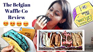 The Belgian Waffle Co Food Review by Pritis World  Thane Food Vlog  Must try Belgian Waffles [upl. by Ennalorac]