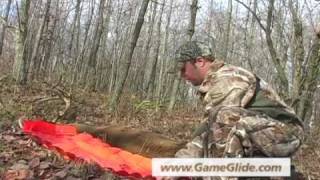 How to Drag a Deer  Best Deer Sled  Game Glide ultra light deer sled summary [upl. by Dnaletak]