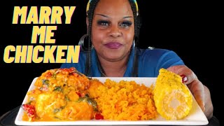 TIKTOK MARRY ME CHICKEN MUKBANG [upl. by Eveam]