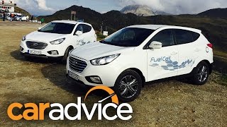 Hyundai ix35 FCEV Review  1000km on hydrogen [upl. by Gannon347]