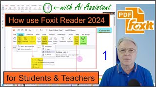 Best Free pdf reader  Foxit Reader for Beginners [upl. by Adnerol548]