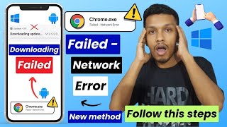 Failed  network error google chrome fix  download failed problem in chrome [upl. by Ettevad]