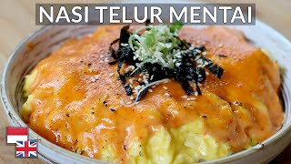 TANPA Tobiko Resep Nasi Telur Mentai Ala Jepang Praktis Cocok Untuk Keluarga [upl. by Yrneh]