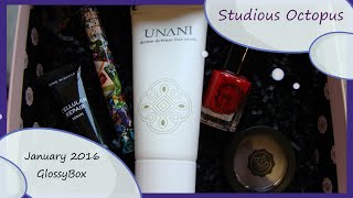 GlossyBox January 2016 UK Edition [upl. by Harold]