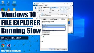 Windows File Explorer Running SLOW  FIXED  Updated 2024 [upl. by Sesmar]