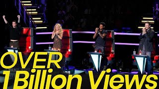 MOST WATCHED THE VOICE PERFORMANCE OF ALL TIME  TOP 10 AUDITIONS [upl. by Klepac702]