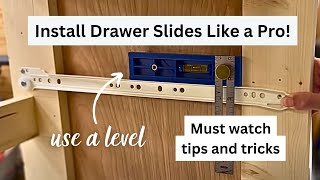 Install Drawers Like a Pro Easiest Method [upl. by Ruyle]