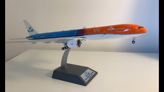 Unboxing Inflight 200 KLM Boeing 777300er Orange Pride Livery AviationMegastore Exlusive release [upl. by Itsuj419]