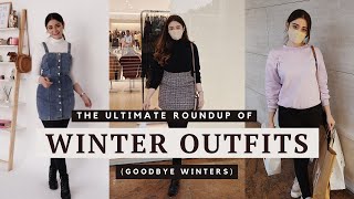 WINTER OUTFITS ROUNDUP 🥶❄️  Casual amp Stylish Winter Fashion Lookbook  Sana Grover [upl. by Lirva893]