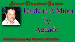 Dionisio Aguado  Etude in A Minor [upl. by Glendon]