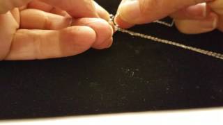 unknotting jewelry with a simple tool [upl. by Jasper]