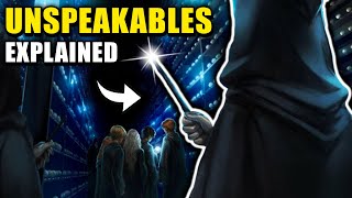 History of the UNSPEAKABLES and Department of Mysteries  Harry Potter Explained [upl. by Leibman]