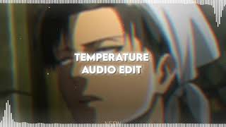 Temperature  Sean Paul  Audio Edit [upl. by Assanav]