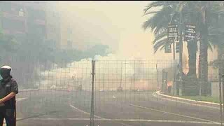 Primera mascletá de las fiestas del fuego en Alicante [upl. by Germin]