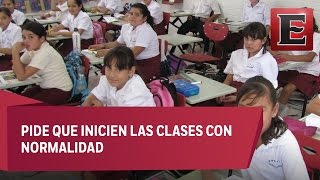 CNDH llama a CNTE a respetar derechos de los niños [upl. by Egwan641]