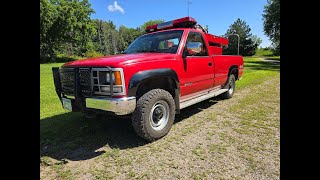 ONLY 7092 ACTUAL MILES 1988 Chevrolet Cheyenne 3500 Single Cab 4x4 Pickup [upl. by Lednar543]