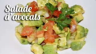 Recette Salade davocat [upl. by Eicats716]