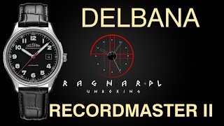 Delbana Recordmaster II  szwajcarski zegarek w limitowanej wersji swiss watch limited version [upl. by Hephzipa]