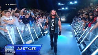 AJ Styles Entrance  WWE SmackDown May 03 2024 [upl. by Ydassac188]