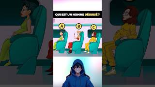 Qui est un homme déguisé  quiz heroquiz animation enigmes shorts tiktok humour [upl. by Deste188]