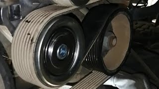 How to change fan belt of Mercedes benz Actros 4 [upl. by Goldi]