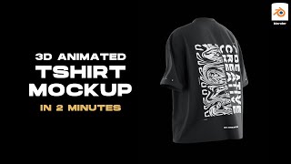 3D TShirt Mockup [upl. by Lon]