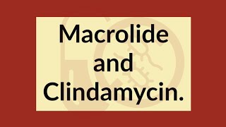 Macrolides and Clindamycin  Pharmacology Review  200 MCQ 2016 [upl. by Ahsitul777]