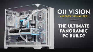 Lian Li O11 VISION Flex Your Hardware  All White RTX 4090 Powerful Gaming PC Build [upl. by Nauqet]