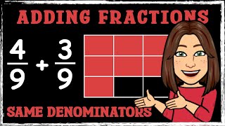 Adding Fractions Same Denominators  Maths with Mrs B [upl. by Weatherby25]