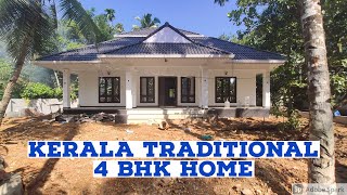 Ep13 Kerala Traditional 4 Bedroom single storey home  KV MUraleedharan  Homes and Tours [upl. by Tessie]