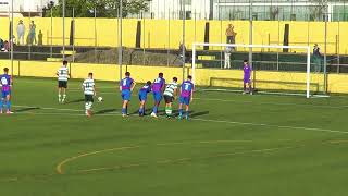 Leça FC X Maia Lidador Camp Dest 1ª Div Sub 19 [upl. by Natassia]