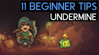 11 BEGINNER TIPS for UNDERMINE  Undermine Guide Part 1 [upl. by Avilys599]