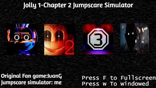 All Jollys Saga Jumpscares Simulator 20162019  Jolly 1 2 3 Ch2 Jollibees [upl. by Llerad785]