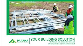 Prefab House Steel Framing Paramasteel  RUMAH PREFAB [upl. by Elleynad]