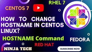 How to Set or Change Hostname in CentOSRHEL 78  Linux [upl. by Wakerly]