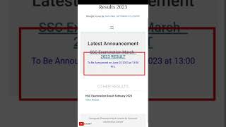 How To Check 10th Result 2023  How to check SSC Results 2023 10th Results Online short SCsumit [upl. by Garda]