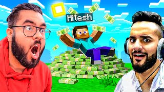 🔥 GETTING RICH in MINECRAFT Haggapur 😎 Ft fukrainsaanlive4744  HAGGAPUR Episode 12  Hitesh KS [upl. by Haag753]