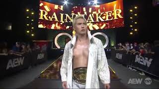 KAZUCHIKA OKADA Entrance AEW Collision June222024 [upl. by Sisely264]