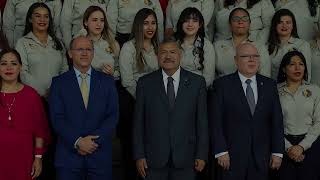 Ceremonia del 50 Aniversario de la Escuela y Preparatoria Técnica Médica de la UANL [upl. by Enaitsirk]