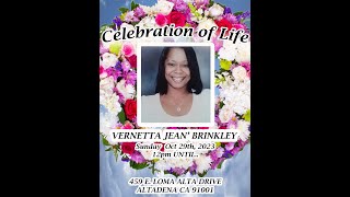 VERNETTA JEAN’ BRINKLEY RIP [upl. by Colvert]