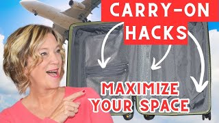 Travel Hacks to Maximize Space in Your CarryOn Bag [upl. by Notsnarc]