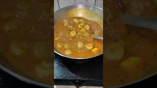 button mushroom curry recipe 🥘shorts youtubeshorts food [upl. by Darach]