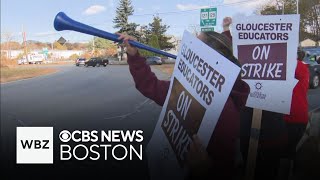 Teacher strikes continue in 3 Massachusetts communities as one appears to be near a deal [upl. by Brooks]