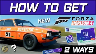 Forza Horizon 4 Backstage PASSES  How To Get 2 WAYS [upl. by Avon]